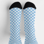 Blauw Witte Stippen Sokken (Top)