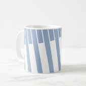 Blauw-witte streep Mok (Voorkant links)