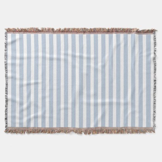 Blauw Witte Strepen Deken (Voorkant)