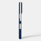 Blauw-witte strepen met kleurenblok Case-Mate iPhone case (Achterkant / Rechts)