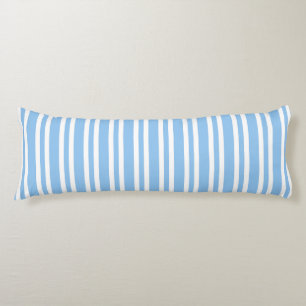 Blauw Witte Strepen Naadloos Patroon Lichaamskussen