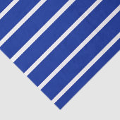 Blauw-witte strepen ontwerp tissuepapier (Detail)