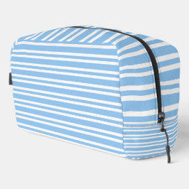 Blauw Witte Strepen Patroon Cosmetictas Toilettasje