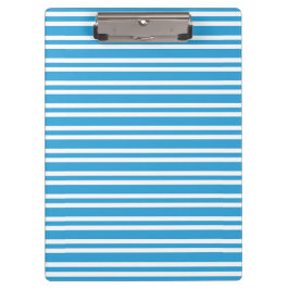 Blauw Witte Strepen Patroon Klembord