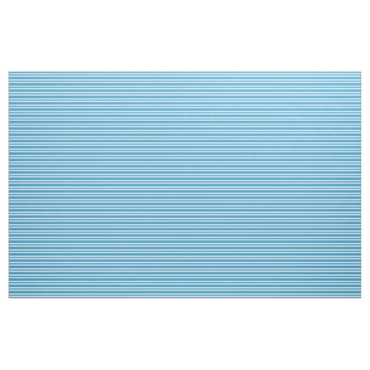 Blauw Witte Strepen Patroon Stof (Yard (91,4 cm))