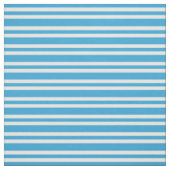 Blauw Witte Strepen Patroon Stof (Swatch)