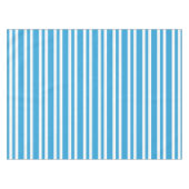 Blauw Witte Strepen Patroon Tafelkleed (Voorkant (Horizontaal))
