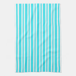 Blauw Witte Strepen Patroon Theedoek