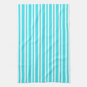 Blauw Witte Strepen Patroon Theedoek