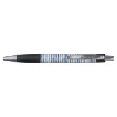 Blauw Witte Strepen Pen (Achterkant)