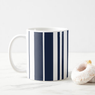 Blauw Witte Strepen Strandhuis Koffiemok
