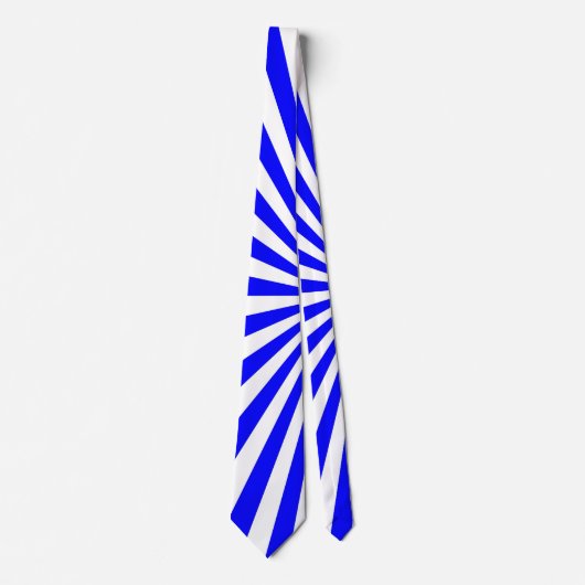 Blauw-witte strepen stropdas (Voorkant)