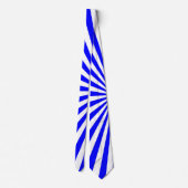 Blauw-witte strepen stropdas (Achterkant)