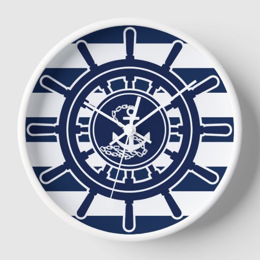 Blauw-witte strepen, symbool voor het anker van he (Voorkant)