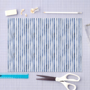 Blauw Witte Strepen Verjaardag Tissuepapier