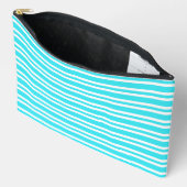 Blauw Witte Strepenpatroon Groot Etui (Open)