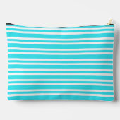 Blauw Witte Strepenpatroon Groot Etui (Achterkant)