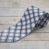 Blauw-witte stropdas