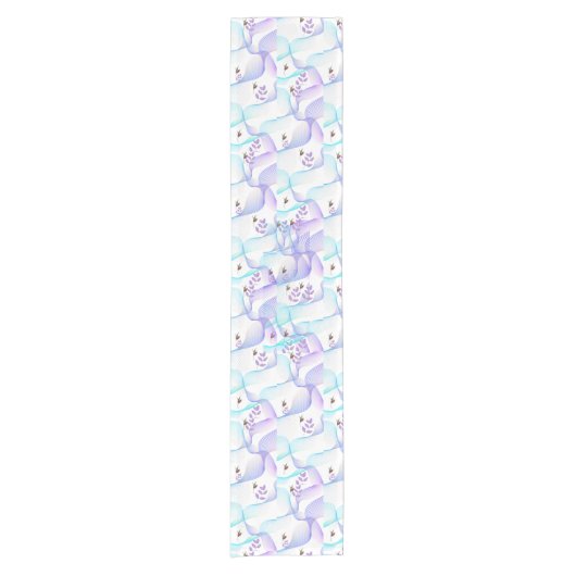 Blauw-witte tafelloper (Voorkant)