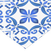 Blauw-witte Talavera Azulejo tegels Korte Tafelloper (Hoek)