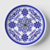 Blauw-witte Talavera Drie (Voorkant)