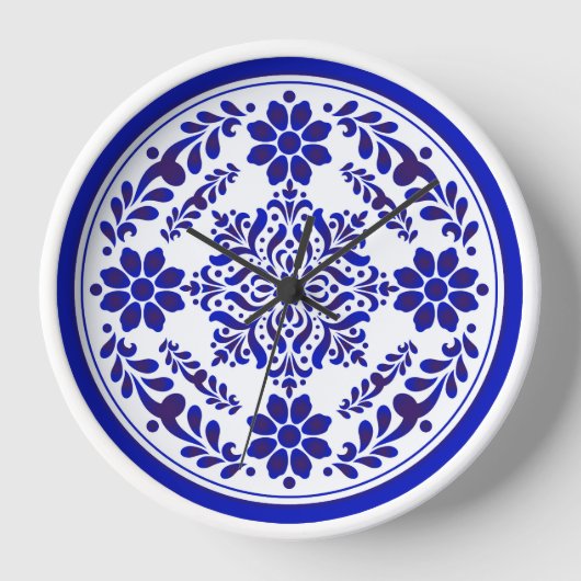 Blauw-witte Talavera Drie (Voorkant)