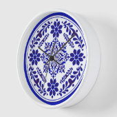 Blauw-witte Talavera Drie (Hoek)