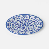 Blauw-witte Talavera Twee Papieren Bordje (Gekanteld)