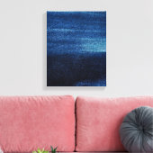 Blauw-witte Textuur Achtergrond Canvas Afdruk (Insitu (Woonkamer))