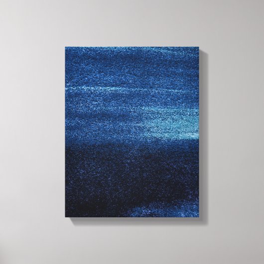 Blauw-witte Textuur Achtergrond Canvas Afdruk (Voorkant)