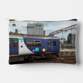 Blauw-witte trein etui