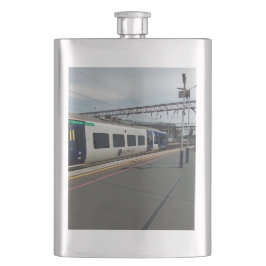 Blauw-witte trein flacon