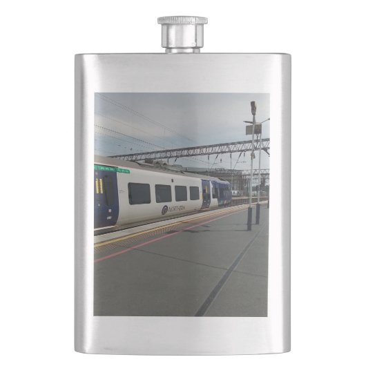Blauw-witte trein flacon (Voorkant)