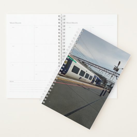 Blauw-witte trein planner (Display)