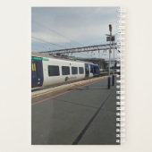 Blauw-witte trein planner (Achterkant)