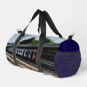 Blauw-witte trein plunjezak (Rechterhoek)