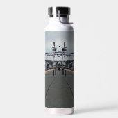 Blauw-witte trein waterfles (Links)