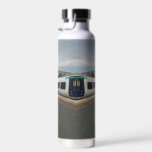 Blauw-witte trein waterfles (Rechts)