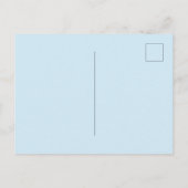 Blauw Witte Uilen Briefkaart (Achterkant)