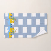 Blauw & Witte Vierkante Badhanddoek Sets Eenden Bad Handdoek (Handdoek)