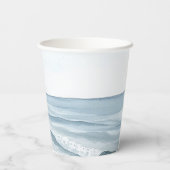 Blauw-witte vliegtuigen papieren bekers (Achterkant)