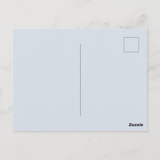  blauw witte vlinder briefkaart (Achterkant)