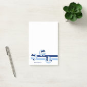 blauw witte volleybal aangepaste naam post-it® notes (Kantoor)