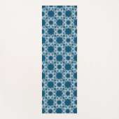 Blauw-witte yogamat van Joya Eve (Voorkant)