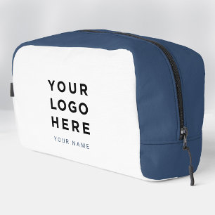 Blauw Witte Zakelijk Logo Naam Instagram Reizen Toilettasje