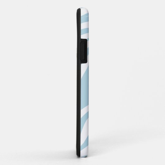 Blauw & witte zebra Afdrukken iPhone 5 Hoesje (Achterkant/rechts)