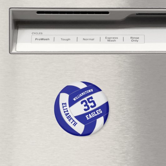 blauw witvolleybalteam naam jongens jongens magneet (Insitu (Vaatwasser))