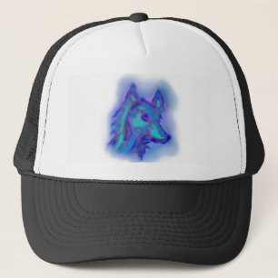 BLAUW WOLF-BALK PET/ONTWERP PET