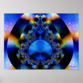 Blauw Wonder Poster (Voorkant)