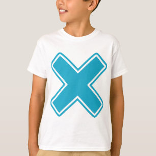 Blauw X T-shirt